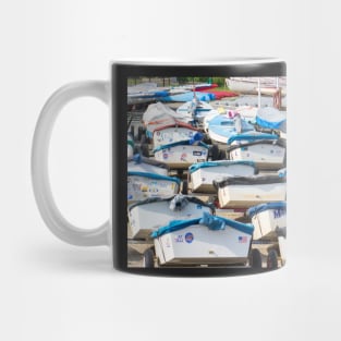 Optimist Dinghys in Artistic Repetition Mug